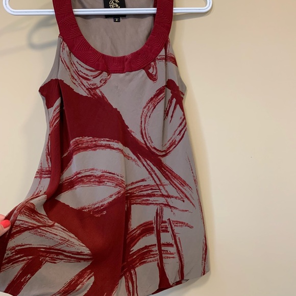 Castle Starr Anthropologie Sleeveless Silk Top - Picture 7 of 8